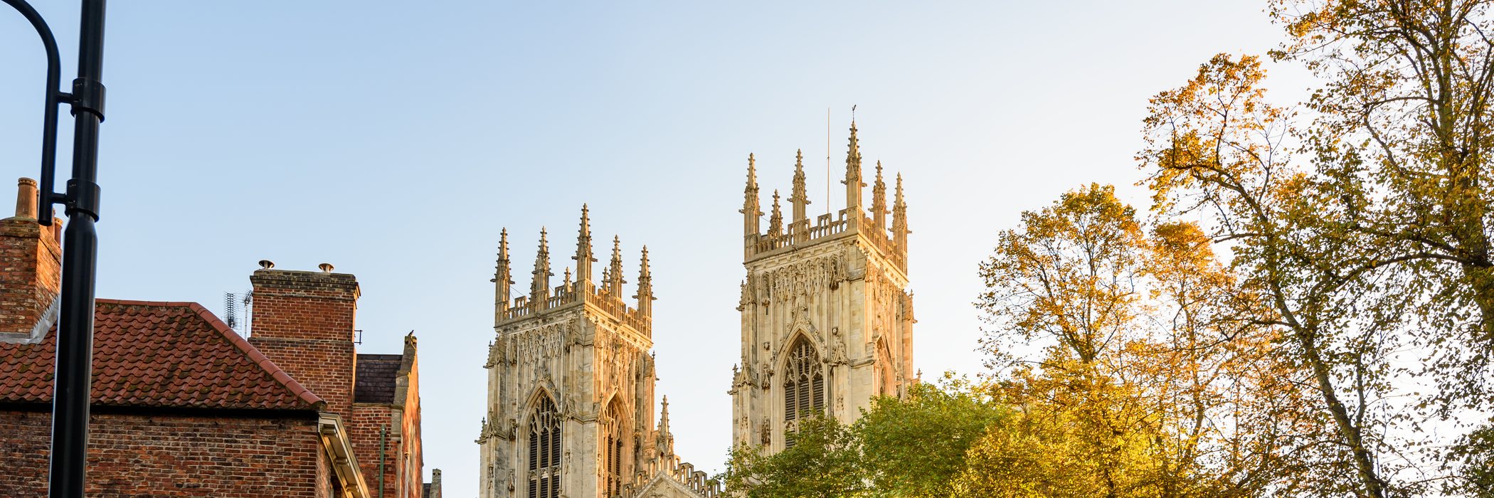 York Minster on a golden autumn morning